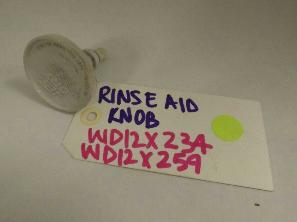 GENERAL ELECTRIC DISHWASHER WD12X234 WD12X259 RINSE AID KNOB USED GENERAL ELECTRIC DISHWASHER WD12X234 WD12X259 RINSE AID KNOB USED